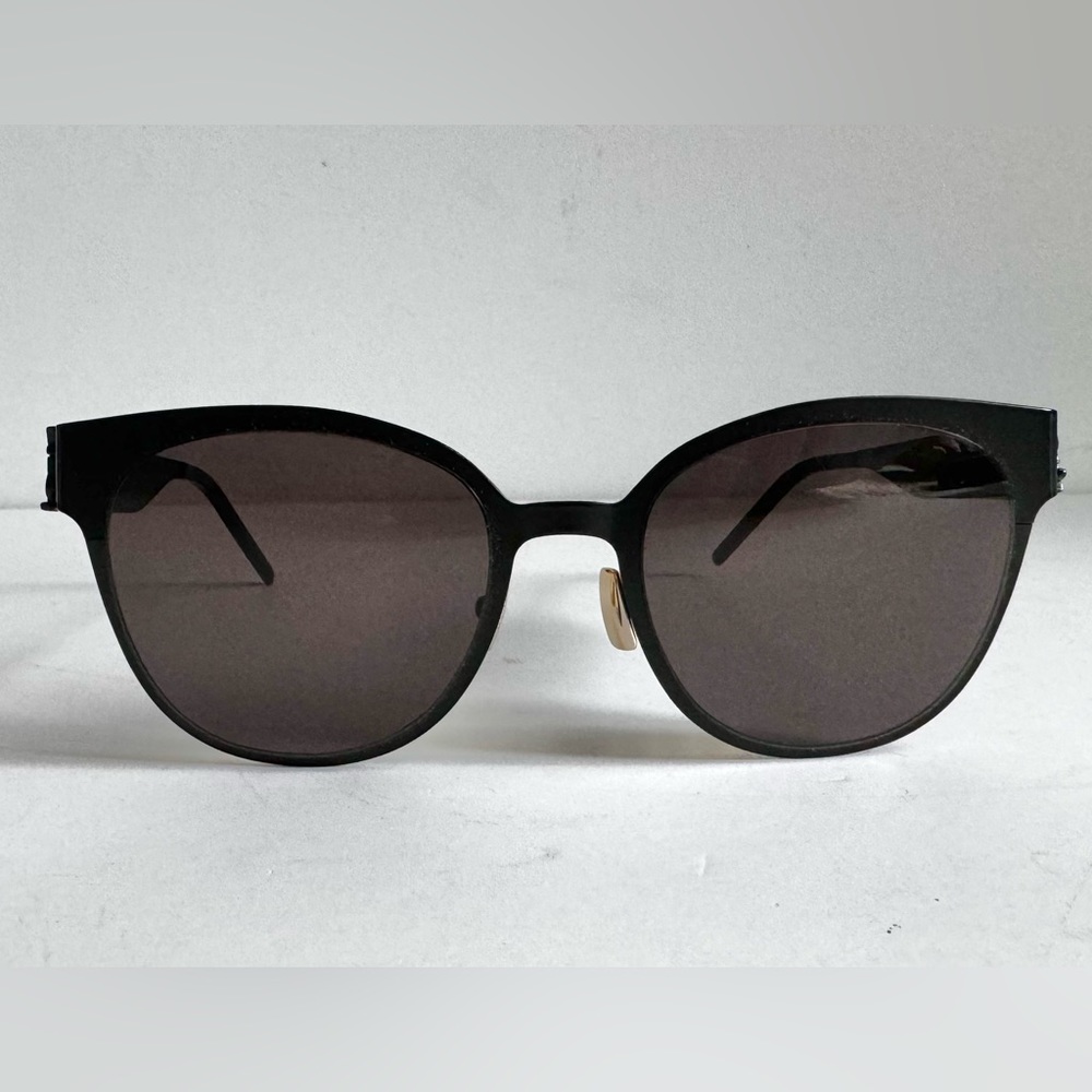 Yves Saint Laurent YSL black matte metal sunglasses - Picture 7 of 13